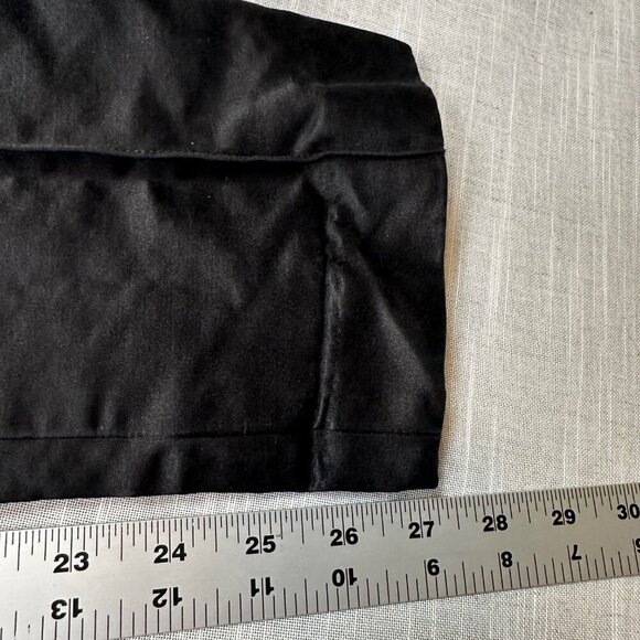 Tory Burch Black Satin Pants w/ Front Crease Size Womens 4 - Office / Basic - Picture 4 of 6